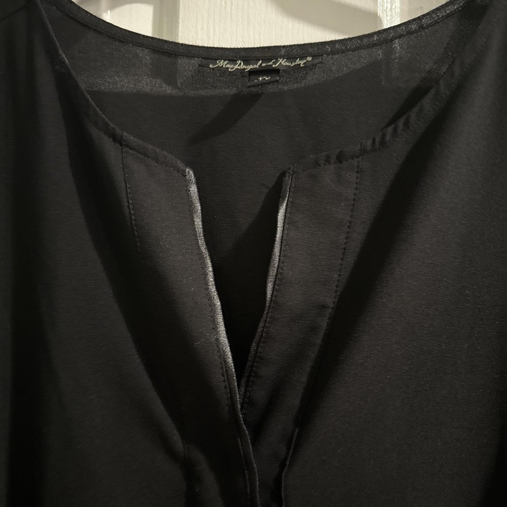 Black Shear Leather look trim - Picture 2 of 3